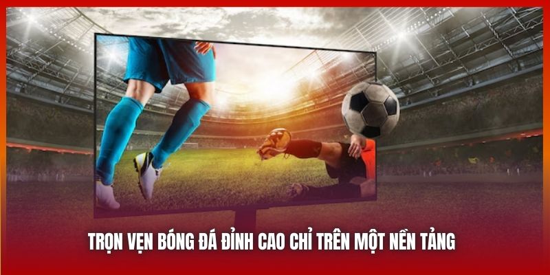 Trọn vẹn bóng đá đỉnh cao chỉ trên một nền tảng 